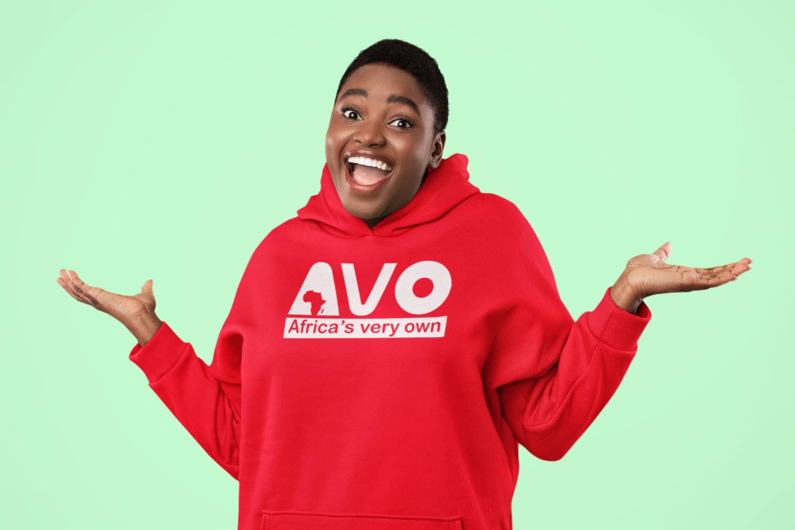 AVO Unisex Hoodie, red