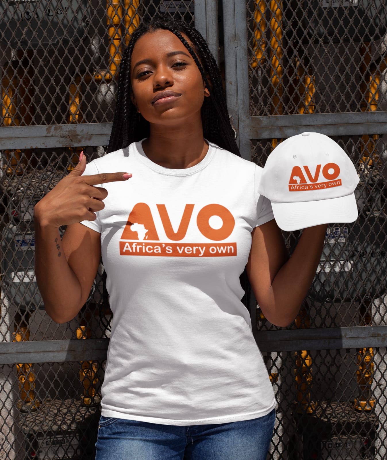 AVO Unisex Crewneck T-shirt, white
