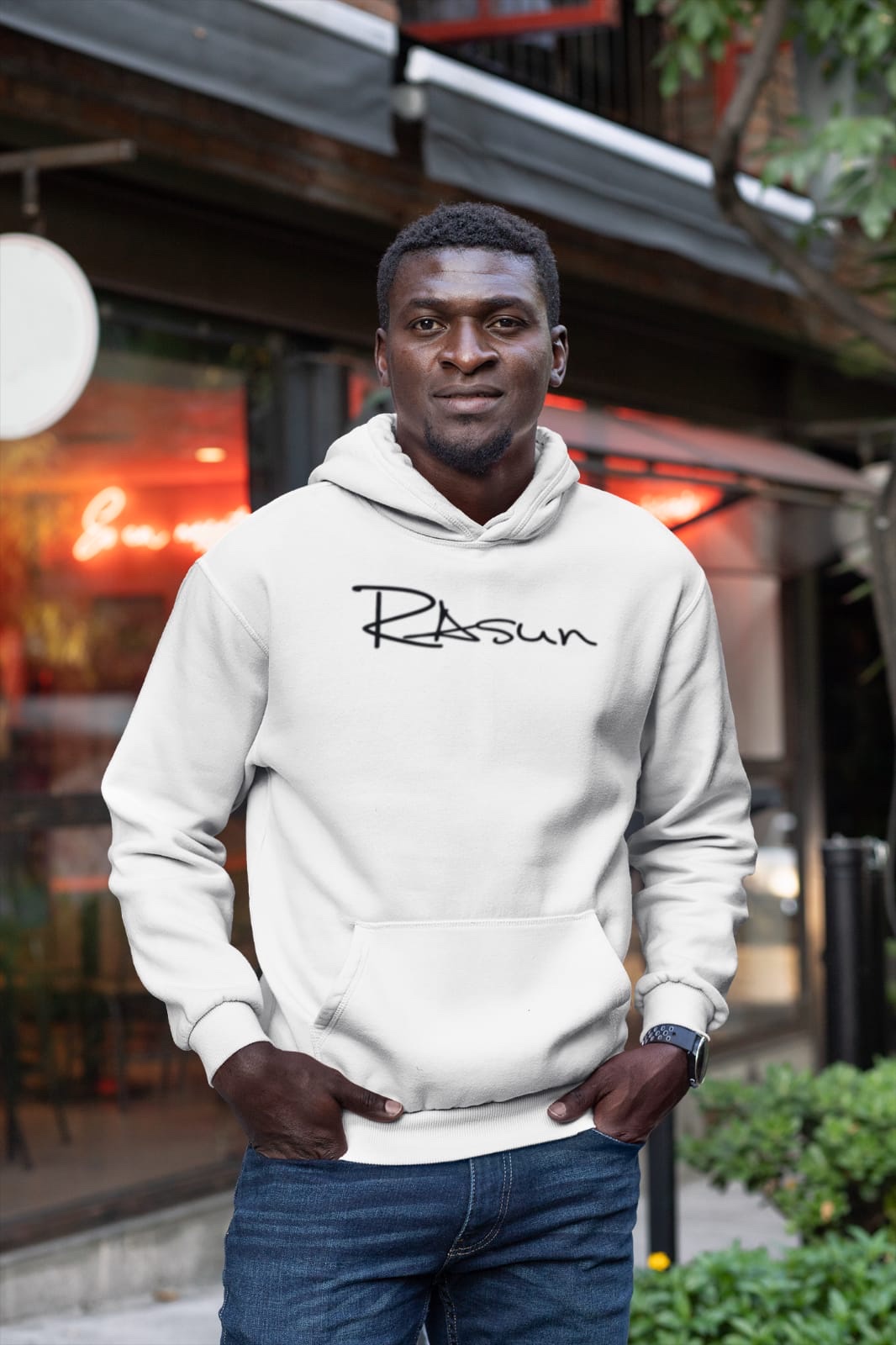 Rasun Edition Hoodie, white