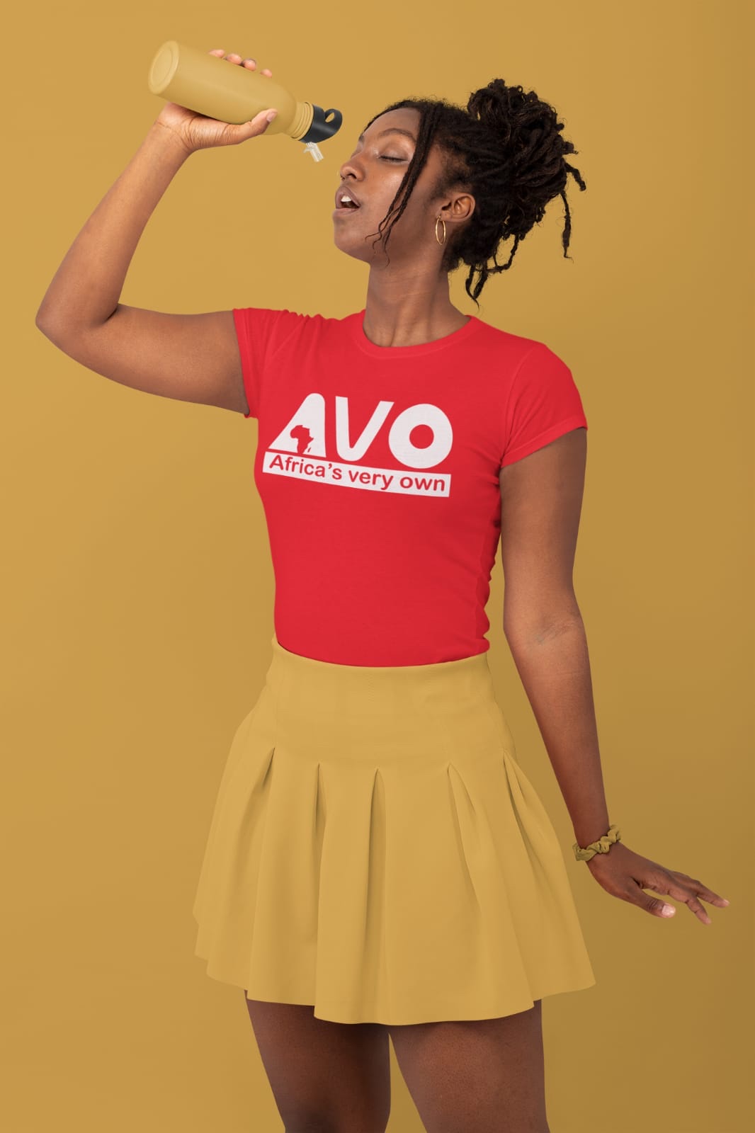 AVO Unisex Crewneck T-shirt, red