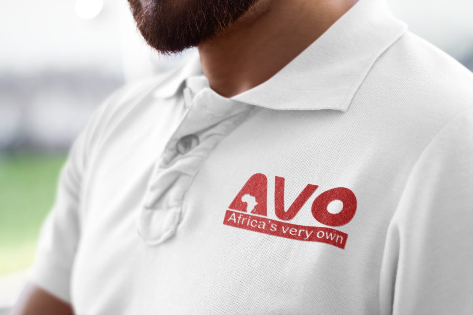 AVO Unisex Polo Shirt, white