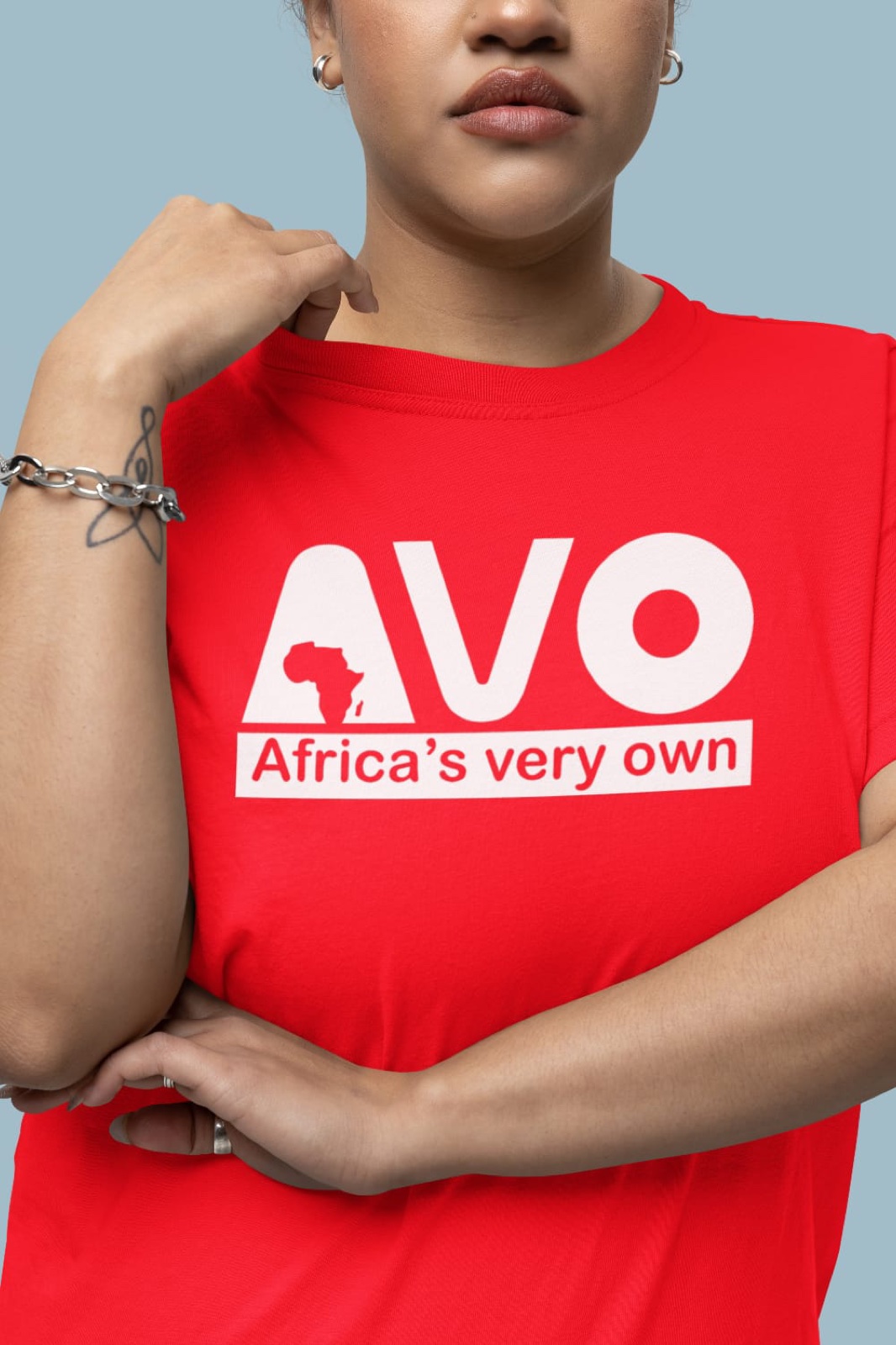 AVO Unisex Crewneck T-shirt, red
