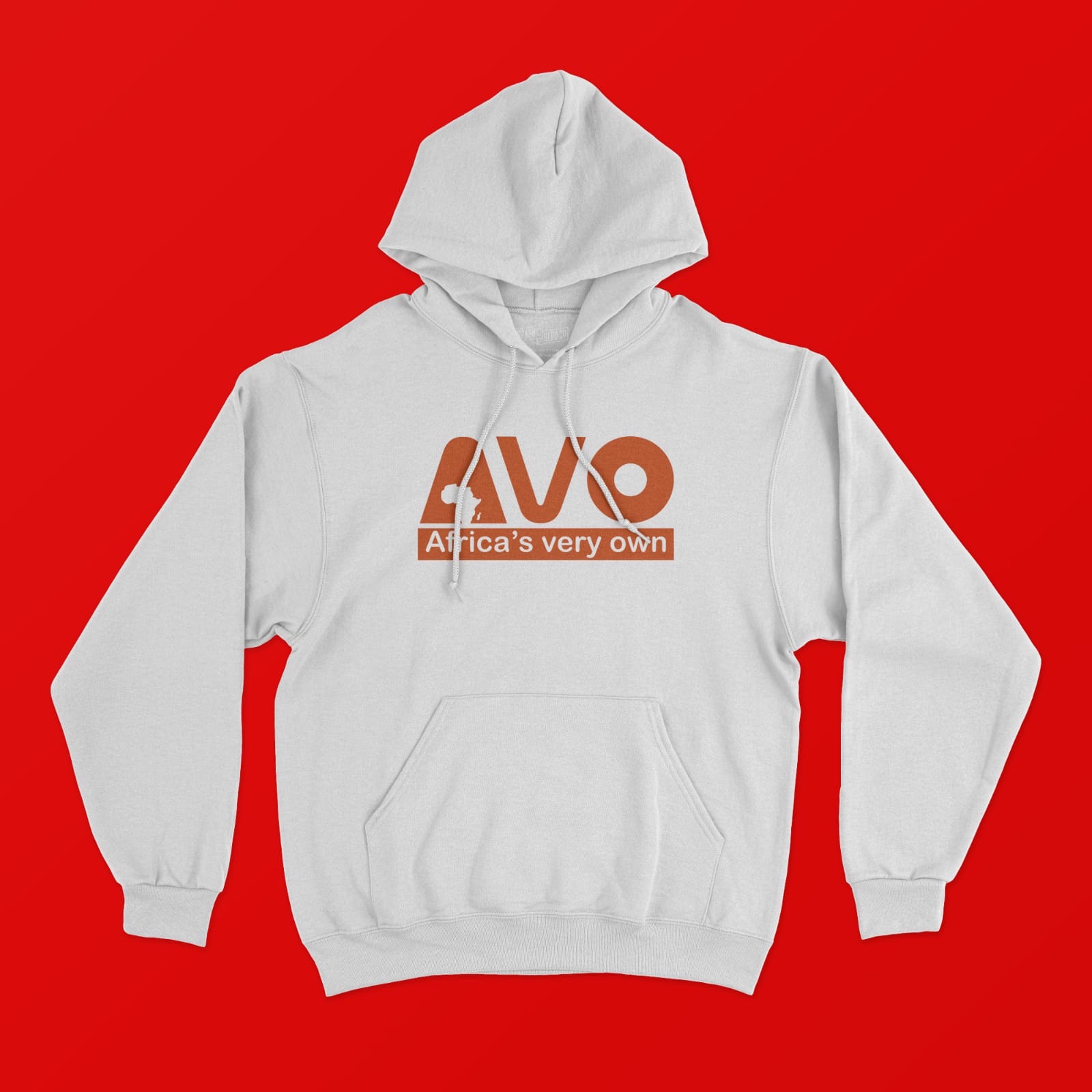 AVO Unisex Hoodie, white