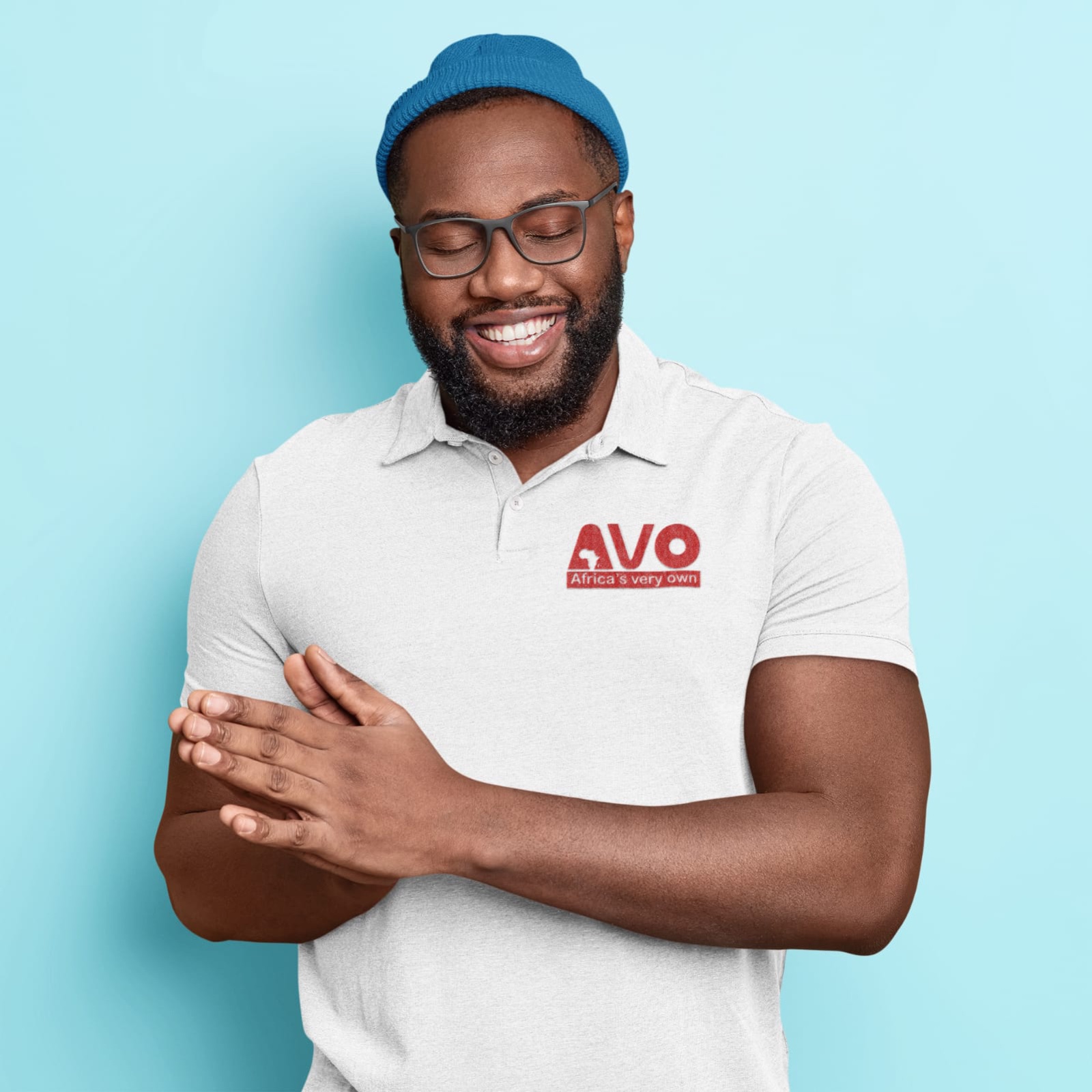 AVO Unisex Polo Shirt, white