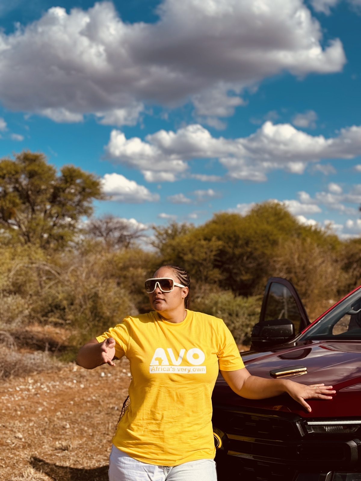 AVO Unisex Crewneck T-shirt, yellow